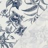 Leinen-Mix Blumen &ndash; weiss/marineblau,  thumbnail number 4