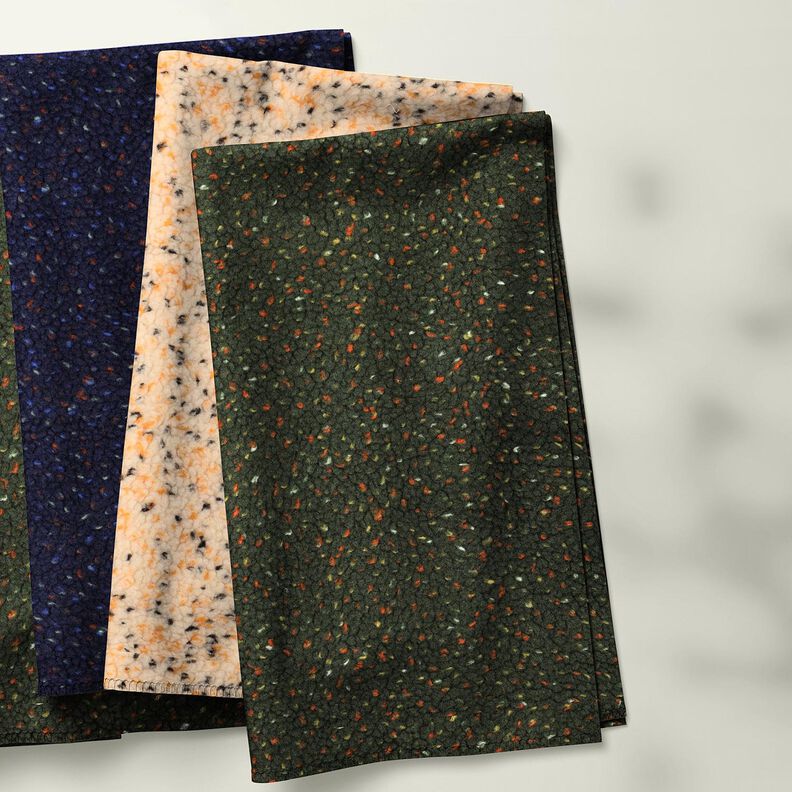 Teddyplüsch Tweed Melange | Poppy Fabrics – beige, image number 6
