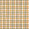 Musselin/ Doppel-Krinkel Gewebe Karo | Poppy Fabrics – currygelb/salbei,  thumbnail number 1