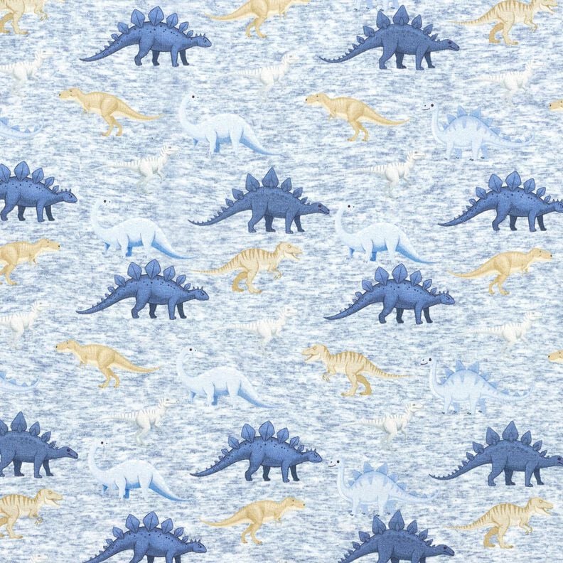 Alpenfleece Dinos – natur/jeansblau, image number 1