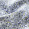 Hemdenstoff überlappendes Paisley – indigo/oliv | Reststück 60cm,  thumbnail number 2