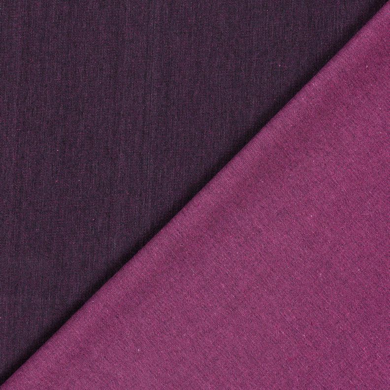 Denim Baumwoll-Mix Melange – aubergine,  image number 3