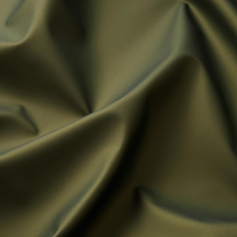 Regenjackenstoff Metallic – dunkeloliv,  image number 3