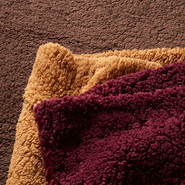 Sherpa Uni – braun | Reststück 100cm