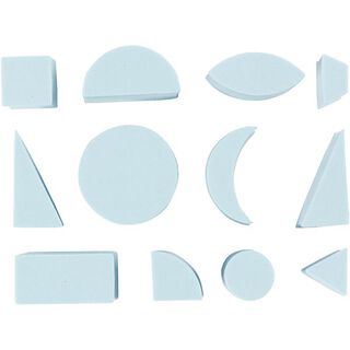 Moosgummi-Stempel [Größe: 15mm – 30mm][12 Stück ], 