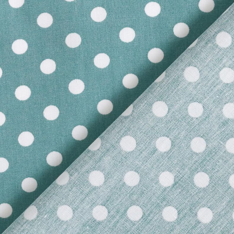Baumwollpopeline Polka Dots – perlgrau/weiss,  image number 4