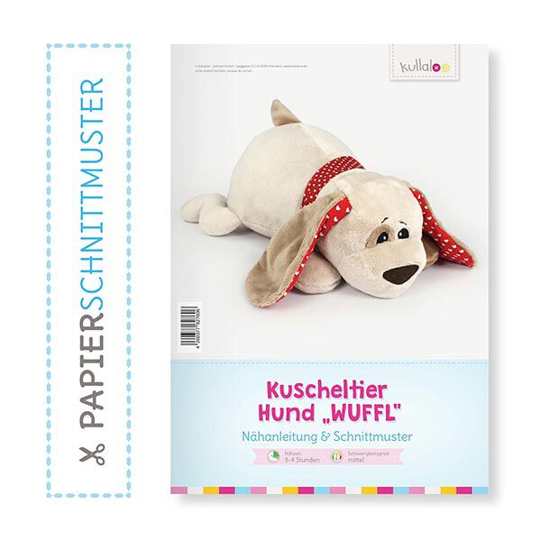 Hund Kuscheltier Papierschnittmuster „WUFFL“  | Kullaloo