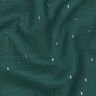 Musselin/ Doppel-Krinkel Gewebe Rechteck Foliendruck | Poppy Fabrics – blautanne/gold metallic,  thumbnail number 2
