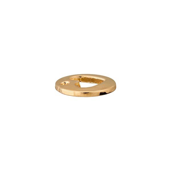 Zierteil Herz [ Ø 12 mm ] – gold metallic,  image number 2