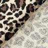 Musselin/ Doppel-Krinkel Gewebe Leoprint – hellbeige/schokolade,  thumbnail number 4