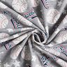 French Terry Sommersweat Baseball – silber/weiss,  thumbnail number 3