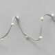 Kunstlederband mit Perlen [ 3 mm ] – grau,  thumbnail number 3