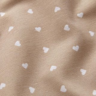 Dekostoff Canvas kleine Herzen – anemone, 