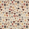 Dekostoff Gobelin Hunde – beige,  thumbnail number 1