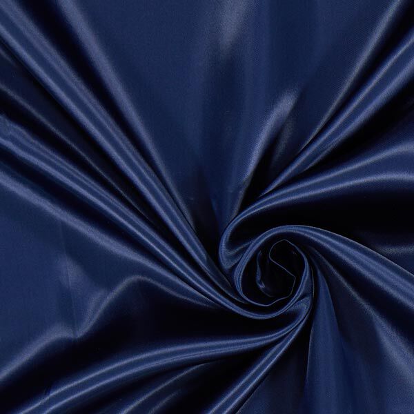 Duchesse Royal Futtersatin | Neva´viscon – marineblau | Reststück 50cm