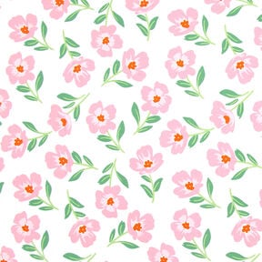 Sweatshirt angeraut Blumen | by Poppy – elfenbein/rosa, 