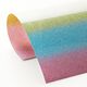 Bügelfolie Glitzer Regenbogen Din A4 – türkis/rosa,  thumbnail number 3