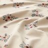 GOTS Baumwolljersey verstreute Blumen | Poppy Fabrics – mandel,  thumbnail number 2