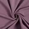 Leichter Baumwollsweat Uni – aubergine,  thumbnail number 1