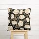 Dekostoff Jacquard Rosen – schwarz/gold,  thumbnail number 4