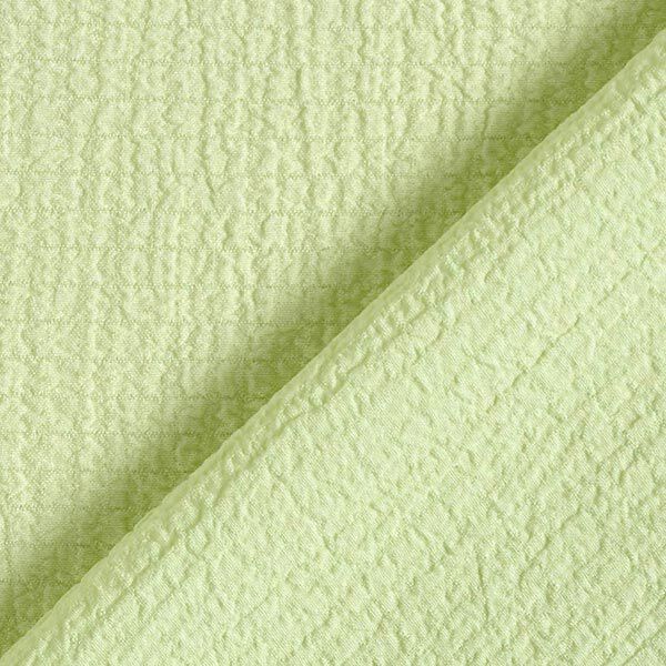 Seersucker Uni – lichtgrün | Reststück 100cm