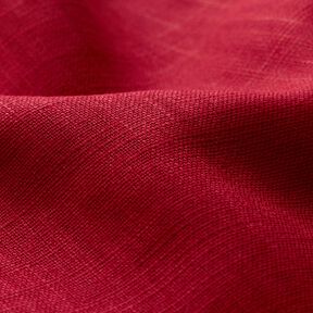 Leinenstoff Ramie-Mix medium – karminrot, 