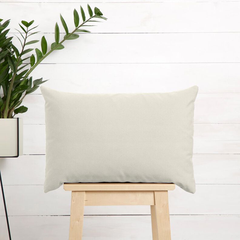 Outdoorstoff Canvas Uni – wollweiss,  image number 6