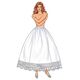 Petticoat / Hose | Cul de Paris | Cosplay Vault Collection 2008 | 44-48,  thumbnail number 1
