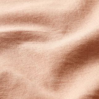 Leinen-Baumwoll-Mix gewaschen – roségold | Reststück 70cm, 