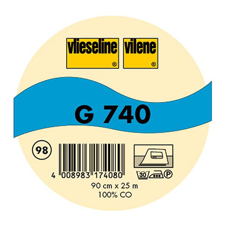 G 740 Gewebeeinlage | Vlieseline – schwarz, image number 2