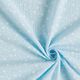 Musselin/ Doppel-Krinkel Gewebe Sternchen – hellblau – Muster,  thumbnail number 3