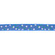 Webband Chambray Blümchen – jeansblau,  thumbnail number 1