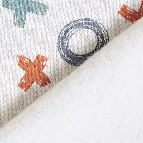 Sweatshirt angeraut Tic-Tac-Toe – natur, image number 4