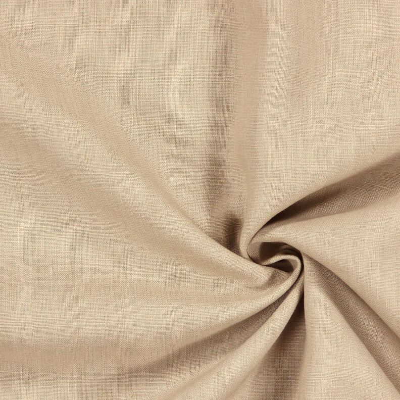 Leinenstoff Ramie-Mix medium – mandel,  image number 1