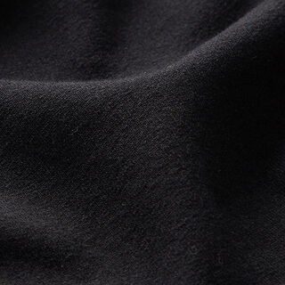 Recycelter French Terry Sommersweat Baumwoll-Mix – schwarz, 