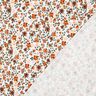 GOTS Baumwolljersey Herbstblumen Digitaldruck – weiss/rosé,  thumbnail number 3