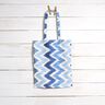 Beschichtete Baumwolle Ikat-Print – blau/weiss,  thumbnail number 7