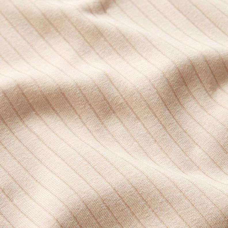 Rippenjersey uni – natur,  image number 3