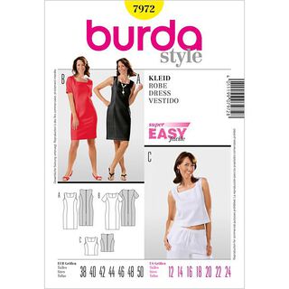 Kleid | Burda 7972 | 38-50, 