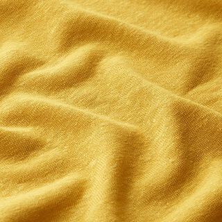 Jersey Leinen-Viskose-Mix uni – curry, 