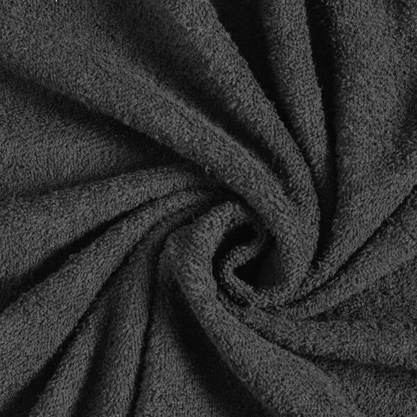 Frotteestoff – schwarz,  image number 1