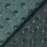Kuschelfleece geprägte Punkte – dunkelgrün,  thumbnail number 4