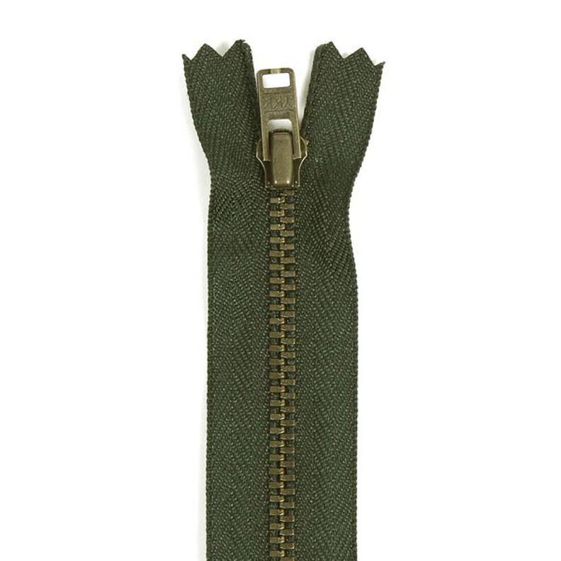 Reißverschluss nicht teilbar| Metall antik (567),  image number 1