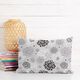 Dekostoff Canvas Blumen – grau/weiss,  thumbnail number 6