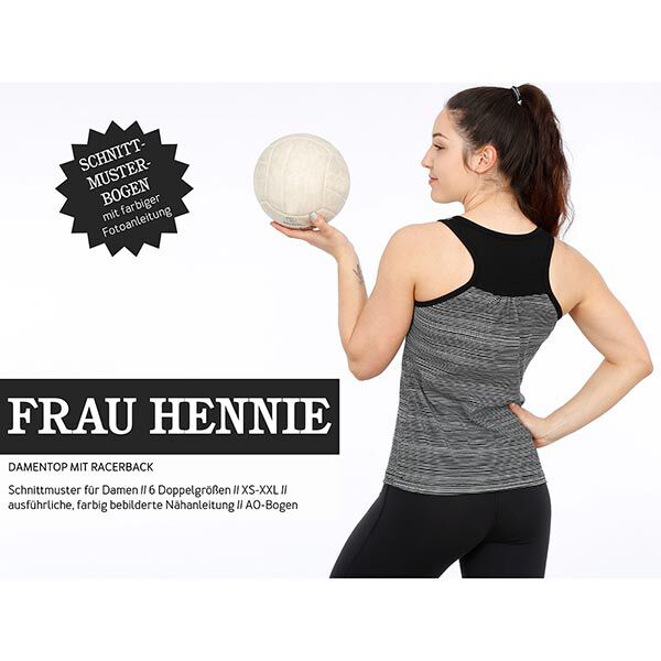 FRAU HENNIE Damentop mit Racerback | Studio Schnittreif | XS-XXL, image number 1