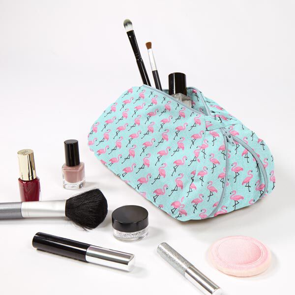 Beschichtete Baumwolle Flamingo | Reststück 80cm