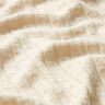 Strickstoff Ajour edle Glitzerstreifen – creme,  thumbnail number 2