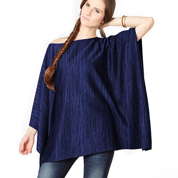 Taftstoff Crash – marineblau | Reststück 100cm