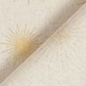 Dekostoff Halbpanama goldene Sonnen – natur,  thumbnail number 4