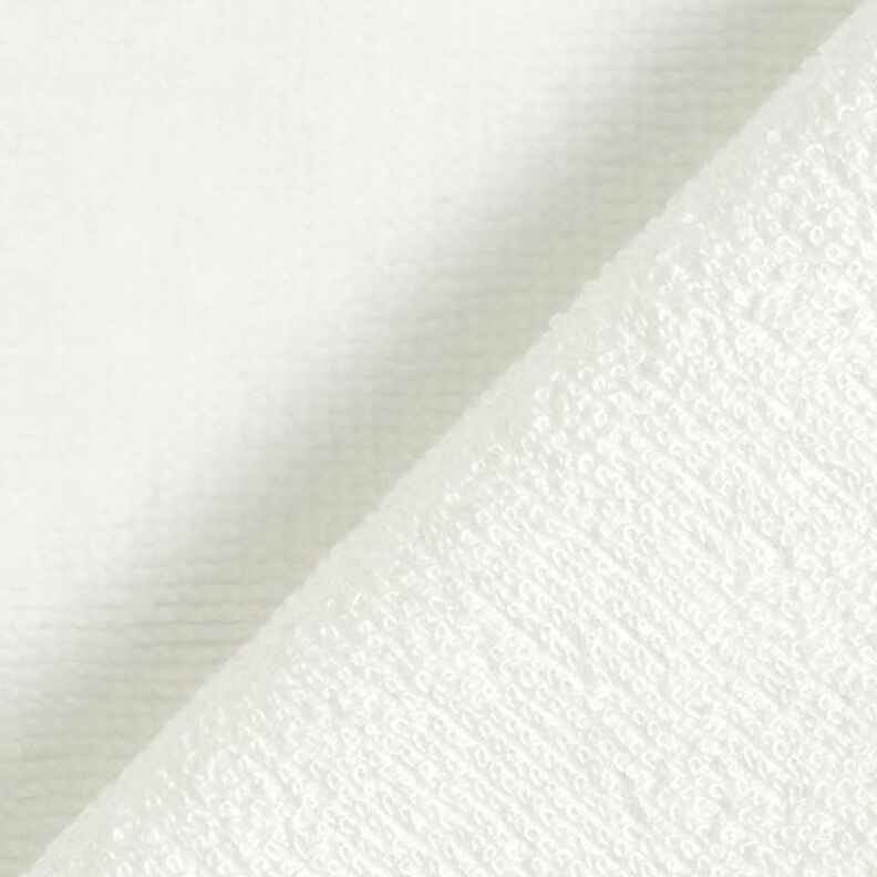 Kuschelfrottee Bambus Uni – wollweiss,  image number 3